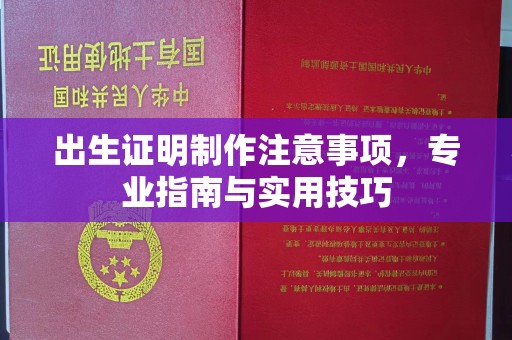 鼓楼出生证明制作注意事项，专业指南与实用技巧