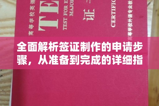 鼓楼全面解析签证制作的申请步骤，从准备到完成的详细指南