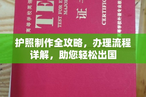 鼓楼护照制作全攻略，办理流程详解，助您轻松出国