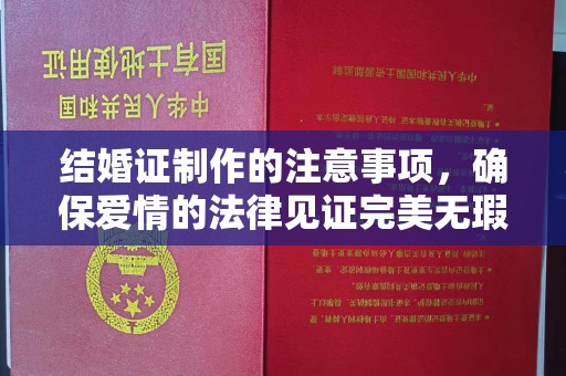 鼓楼结婚证制作的注意事项，确保爱情的法律见证完美无瑕